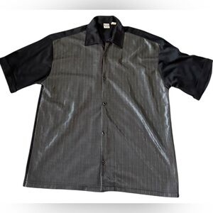 Vintage Anchor Blue Button-Up – XL